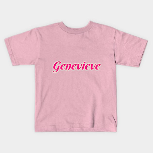 Genevieve Kids T-Shirt by mezenga